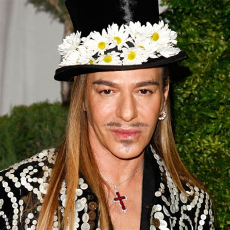 John Galliano fashion designer